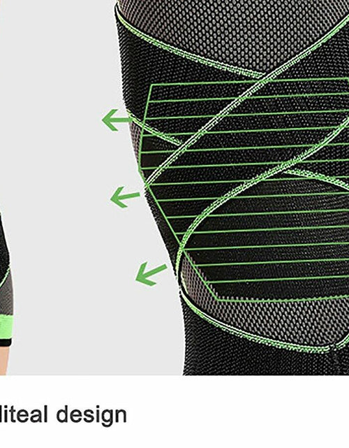 Load image into Gallery viewer, ASOONYUM Knee Sleeve Compression Support Pain Relief Green Single XX-Large
