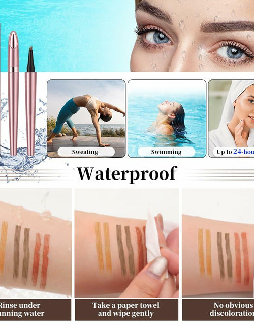 Load image into Gallery viewer, YIWANLLE 3D Microblading Eyebrow Tattoo Pencil Waterproof C-Gray 1 Count
