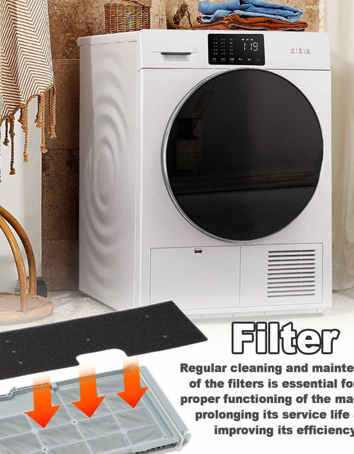 Load image into Gallery viewer, Wshxjzyay 2 Pack WH01x35719 Lint Filter Washer Dryer Combo Black
