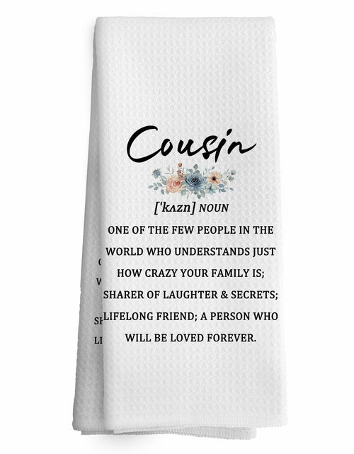 Load image into Gallery viewer, TAEDIN Cousin Gifts Kitchen Towels 16x24in Decorative Absorbent Tea Towel

