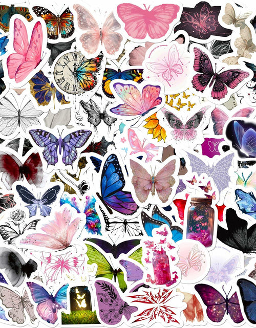 Load image into Gallery viewer, Sunvalley Butterfly Stickers 100 PCS Assorted Vinyl Waterproof Cute Aesthetic
