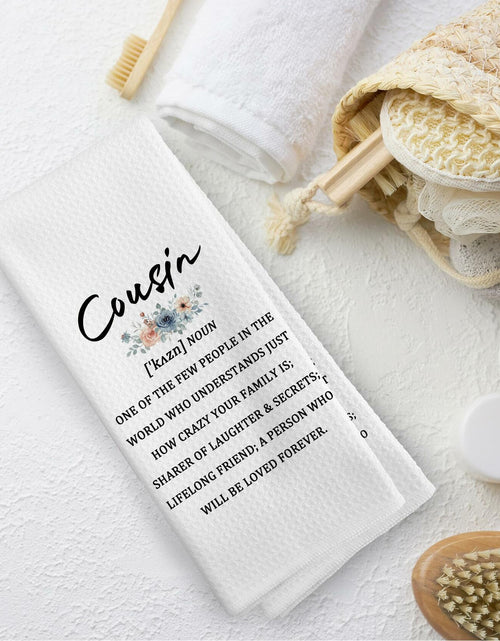 Load image into Gallery viewer, TAEDIN Cousin Gifts Kitchen Towels 16x24in Decorative Absorbent Tea Towel
