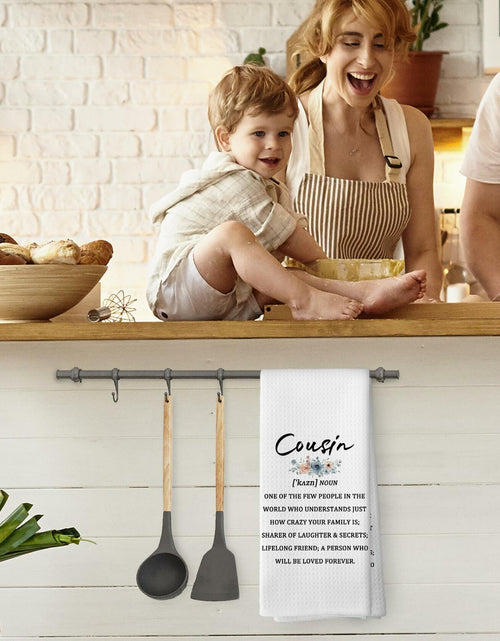Load image into Gallery viewer, TAEDIN Cousin Gifts Kitchen Towels 16x24in Decorative Absorbent Tea Towel
