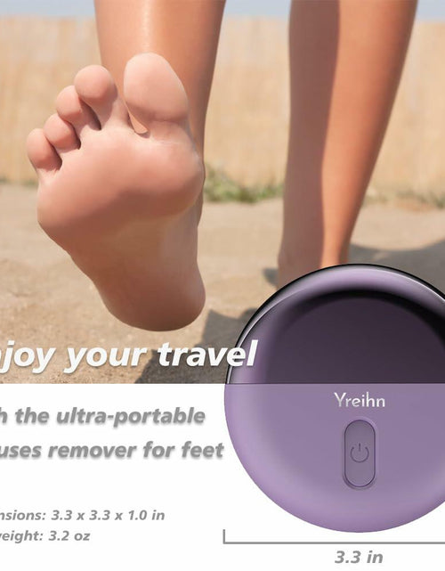 Load image into Gallery viewer, Yreihn Electric Callus Remover for Feet Purple 1 Count ABS Material
