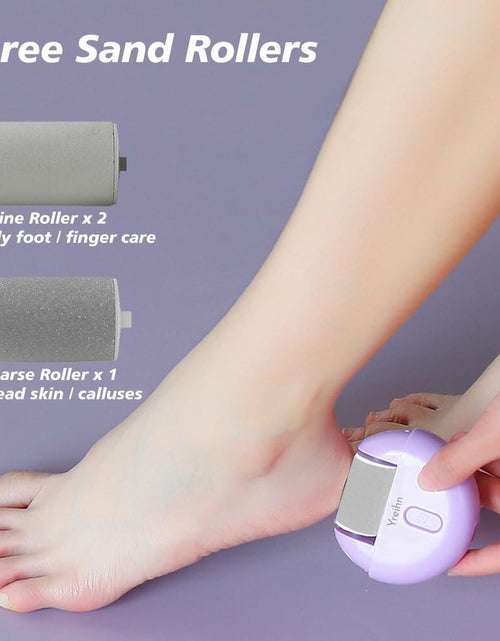 Load image into Gallery viewer, Yreihn Electric Callus Remover for Feet Purple 1 Count ABS Material
