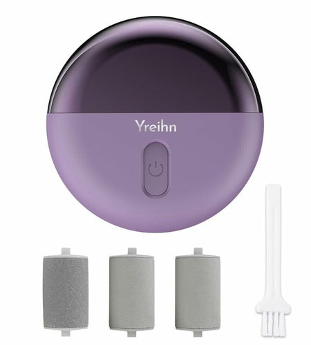Yreihn Electric Callus Remover for Feet Purple 1 Count ABS Material