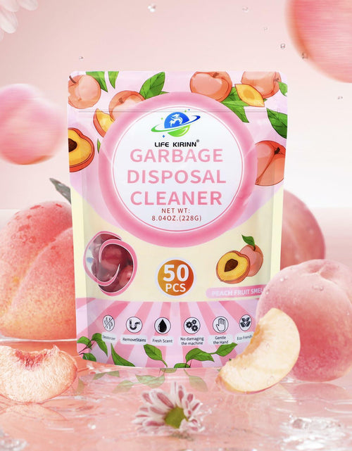 Load image into Gallery viewer, LIFE KIRINN Garbage Disposer Freshener Peach Scented 50 Count
