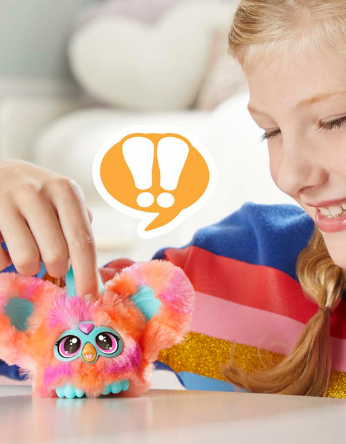 Load image into Gallery viewer, Furby Furblets Ree-Mix Mini Friend 45+ Sounds Music Coral Electronic Plush
