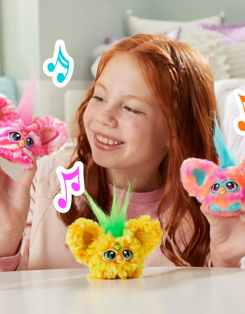 Load image into Gallery viewer, Furby Furblets Ree-Mix Mini Friend 45+ Sounds Music Coral Electronic Plush
