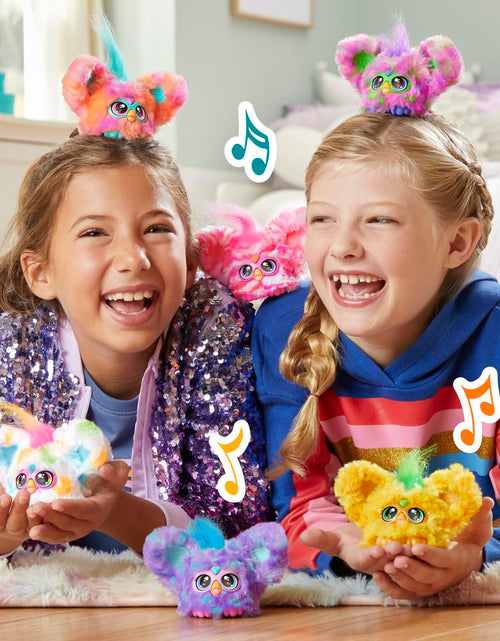 Load image into Gallery viewer, Furby Furblets Ree-Mix Mini Friend 45+ Sounds Music Coral Electronic Plush
