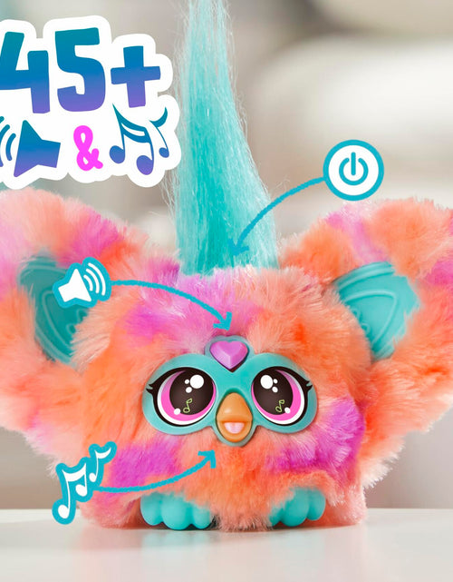 Load image into Gallery viewer, Furby Furblets Ree-Mix Mini Friend 45+ Sounds Music Coral Electronic Plush
