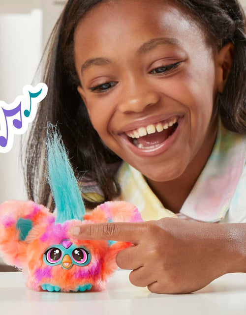 Load image into Gallery viewer, Furby Furblets Ree-Mix Mini Friend 45+ Sounds Music Coral Electronic Plush
