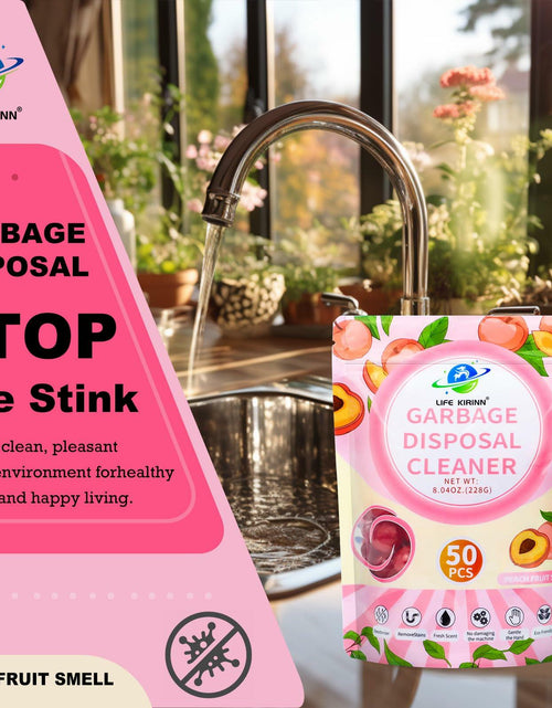 Load image into Gallery viewer, LIFE KIRINN Garbage Disposer Freshener Peach Scented 50 Count
