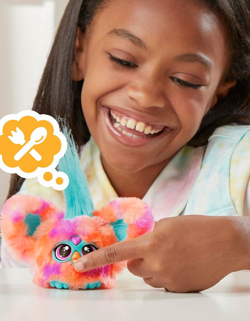 Load image into Gallery viewer, Furby Furblets Ree-Mix Mini Friend 45+ Sounds Music Coral Electronic Plush

