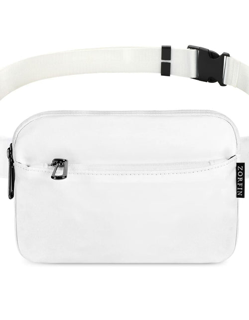 Load image into Gallery viewer, ZORFIN Fanny Pack Crossbody Belt Bag Adjustable Strap Camo Black One Size
