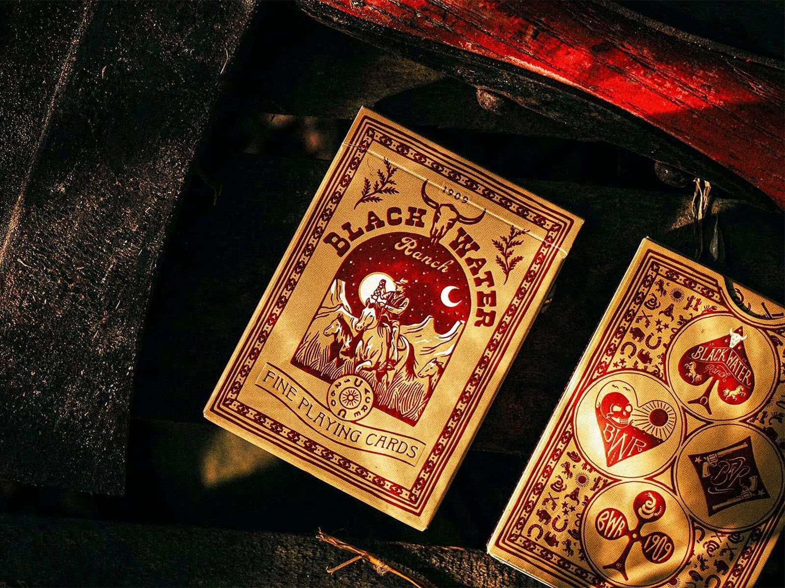 Ellusionist Southern Black Water Ranch Playing Cards Deck - Pack of 1