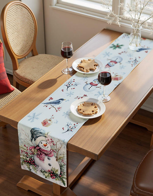 Load image into Gallery viewer, VIV CHERBL Boho Summer Striped Table Runner Black White 36x15 Inch Cotton
