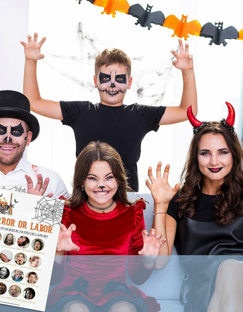 Load image into Gallery viewer, Tuyashua Halloween Horror Labor Game Baby Shower 30 Cards Multicolor WY03
