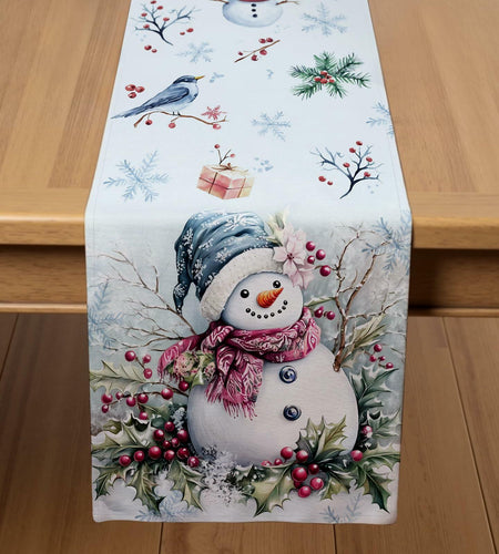 VIV CHERBL Boho Summer Striped Table Runner Black White 36x15 Inch Cotton