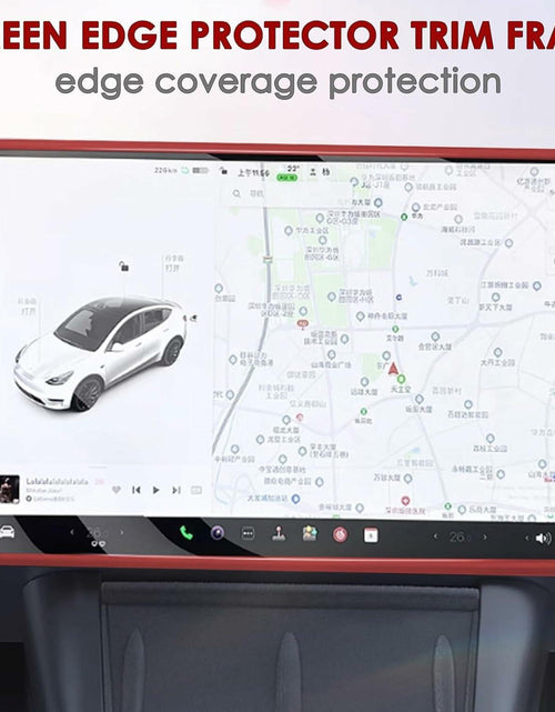 Load image into Gallery viewer, TSTESE Screen Edge Protector Trim Tesla Model 3 Highland Model Y 2020-2025 Red
