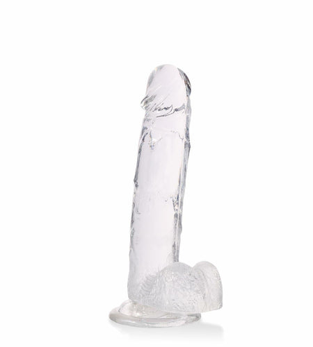 WARKLMA Realistic Silicone Dildo Flesh Color Soft G-Spot Suction Cup M 6.7in