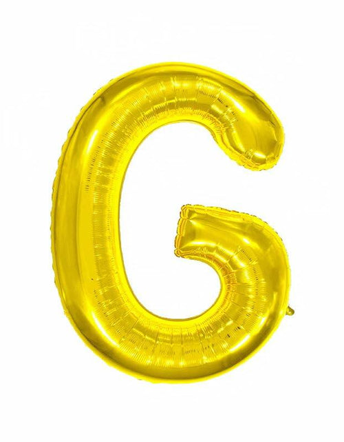 Load image into Gallery viewer, WRWMSLGO Letter Balloons 40in Alphabet A-Z Gold Foil Mylar Party Decor

