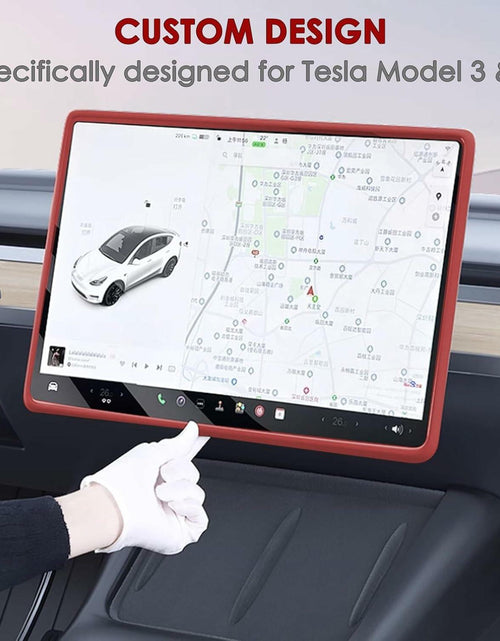 Load image into Gallery viewer, TSTESE Screen Edge Protector Trim Tesla Model 3 Highland Model Y 2020-2025 Red
