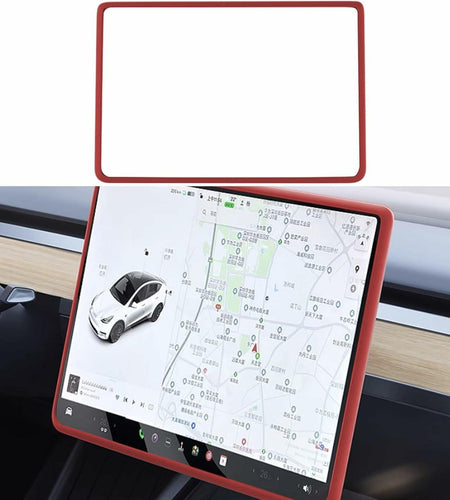 TSTESE Screen Edge Protector Trim Tesla Model 3 Highland Model Y 2020-2025 Red
