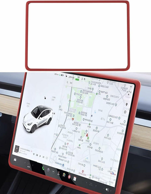Load image into Gallery viewer, TSTESE Screen Edge Protector Trim Tesla Model 3 Highland Model Y 2020-2025 Red
