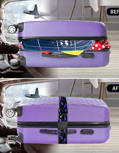 Load image into Gallery viewer, Luggitime Adjustable Luggage Strap Travel Belt with Quick-Release Buckle Red
