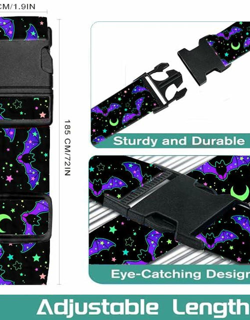 Load image into Gallery viewer, Luggitime Adjustable Luggage Strap Travel Belt with Quick-Release Buckle Red
