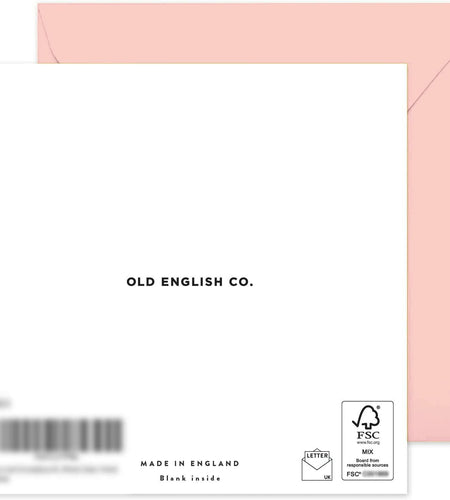 Old English Company 1st Birthday Card Girls Cute Unicorn Age 1 Year