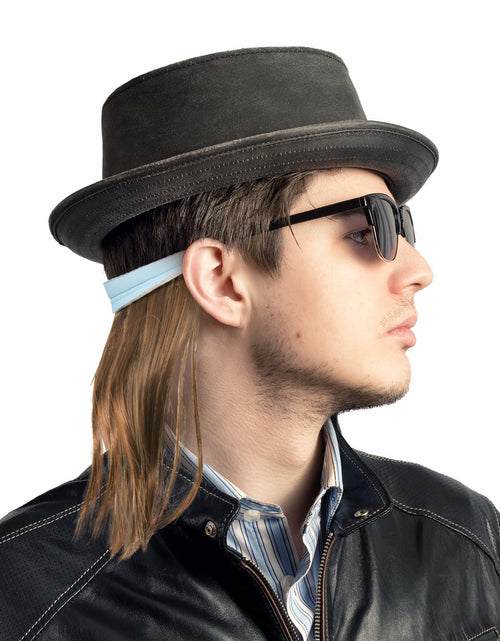 Load image into Gallery viewer, Suncalla 2 Pcs Mullet Wig Eyewear Retainer Light Brown Funny Party Cosplay
