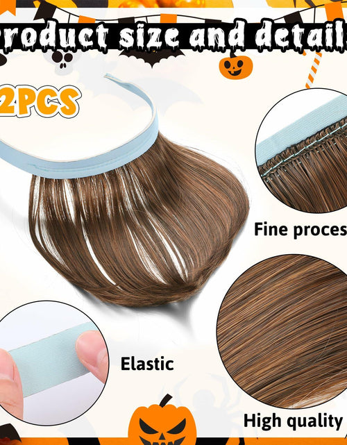 Load image into Gallery viewer, Suncalla 2 Pcs Mullet Wig Eyewear Retainer Light Brown Funny Party Cosplay

