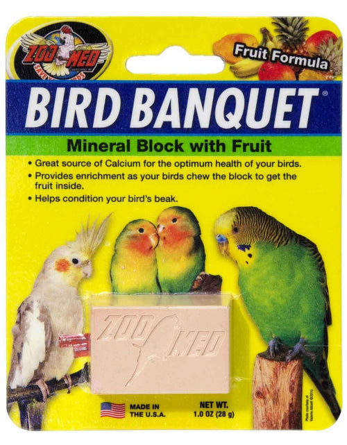 Load image into Gallery viewer, Zoo Med Fruit Bird Banquet Block Small
