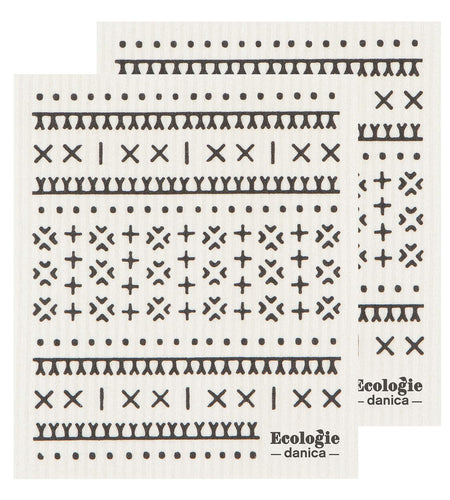 Ecologie Swedish Sponge Reusable Dishcloth, Onyx 2 Count