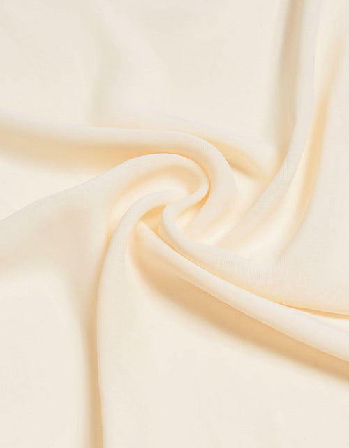 Load image into Gallery viewer, QIUTIMIY Sheer Chiffon Shawl Wrap Elegant Wedding Evening Scarf White W70cm
