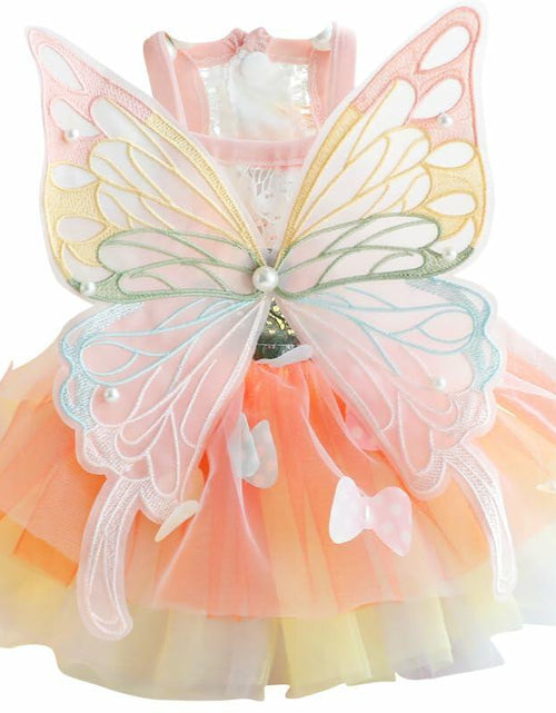 Load image into Gallery viewer, Dog Princess Dress Small Dogs Butterfly Costume Pet Girl Outfit XL Summer
