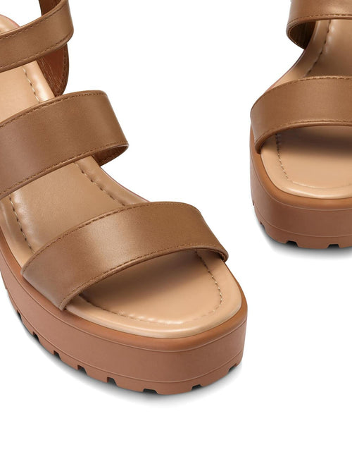 Load image into Gallery viewer, OPEN BOX MySoft Women’s Platform Sandals, Ankle Strap, 3" Block Heel, Open Toe

