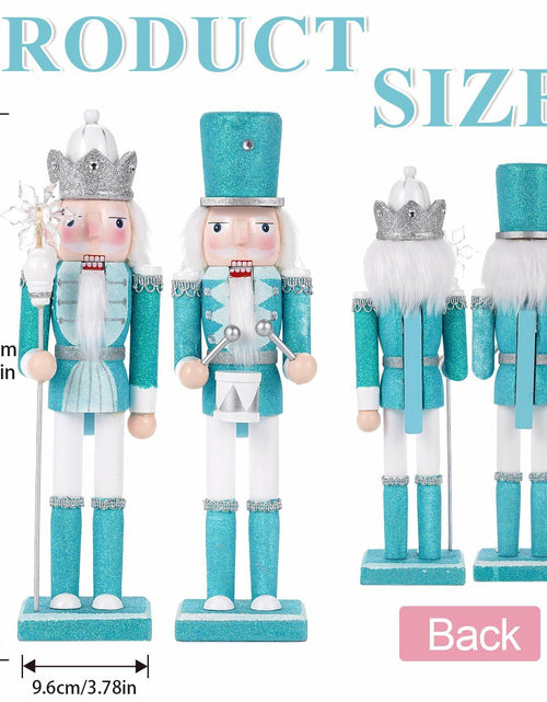 Load image into Gallery viewer, VorFor 4.7" Christmas Nutcracker Ornaments – Wooden Soldier Decor Set
