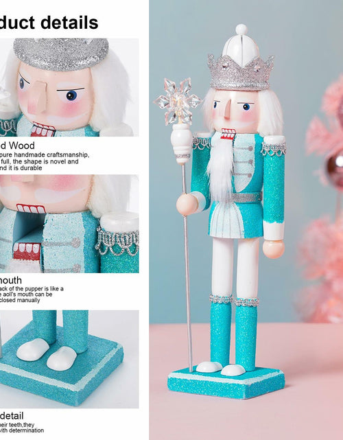 Load image into Gallery viewer, VorFor 4.7" Christmas Nutcracker Ornaments – Wooden Soldier Decor Set
