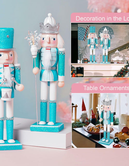 Load image into Gallery viewer, VorFor 4.7" Christmas Nutcracker Ornaments – Wooden Soldier Decor Set
