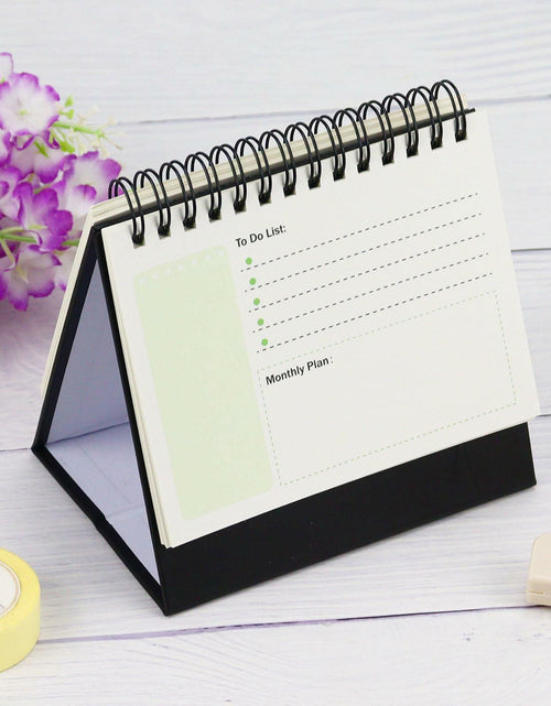 Load image into Gallery viewer, Koqye 2025 Small Desktop Flip Calendar – Daily Planner for Home &amp; Office
