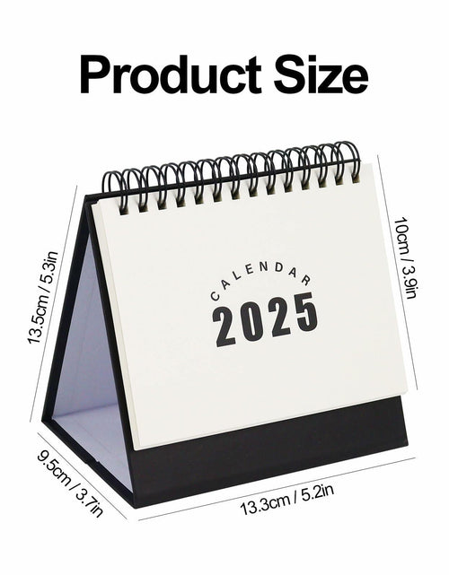 Load image into Gallery viewer, Koqye 2025 Small Desktop Flip Calendar – Daily Planner for Home &amp; Office

