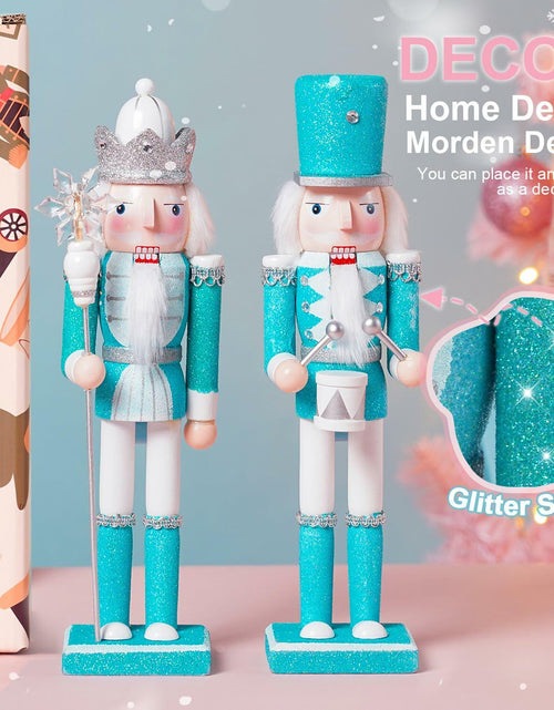 Load image into Gallery viewer, VorFor 4.7" Christmas Nutcracker Ornaments – Wooden Soldier Decor Set
