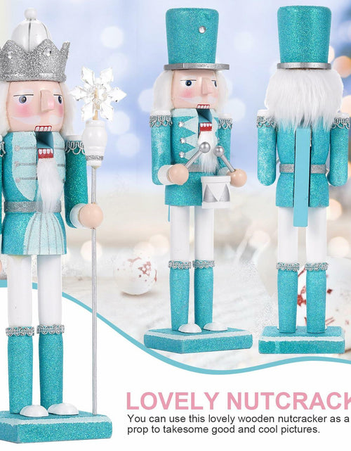 Load image into Gallery viewer, VorFor 4.7" Christmas Nutcracker Ornaments – Wooden Soldier Decor Set
