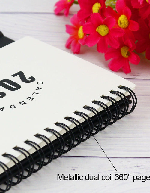 Load image into Gallery viewer, Koqye 2025 Small Desktop Flip Calendar – Daily Planner for Home &amp; Office
