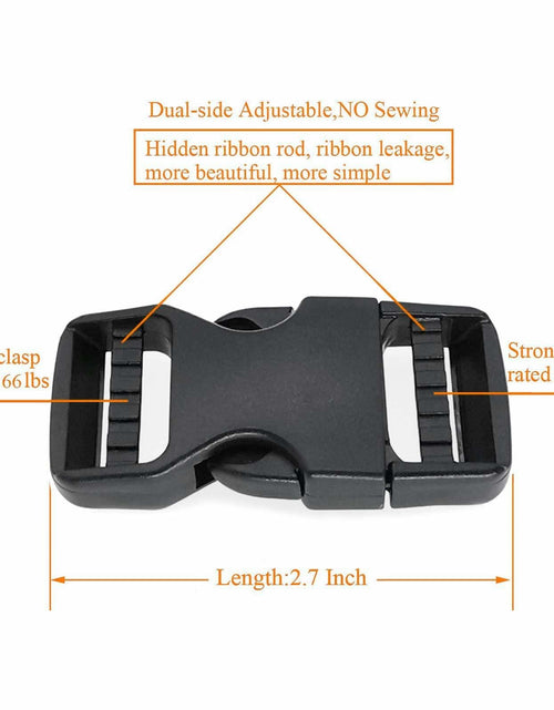 Load image into Gallery viewer, VTACOUTV 1" Nylon Strap Buckle – Quick Release Adjustable Backpack Green
