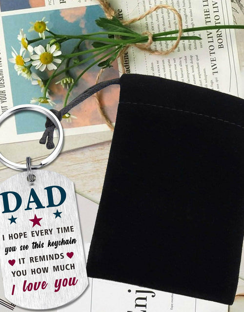 Load image into Gallery viewer, Viayen Dad from Son Keychain – Christmas, Birthday &amp; Holiday Gift

