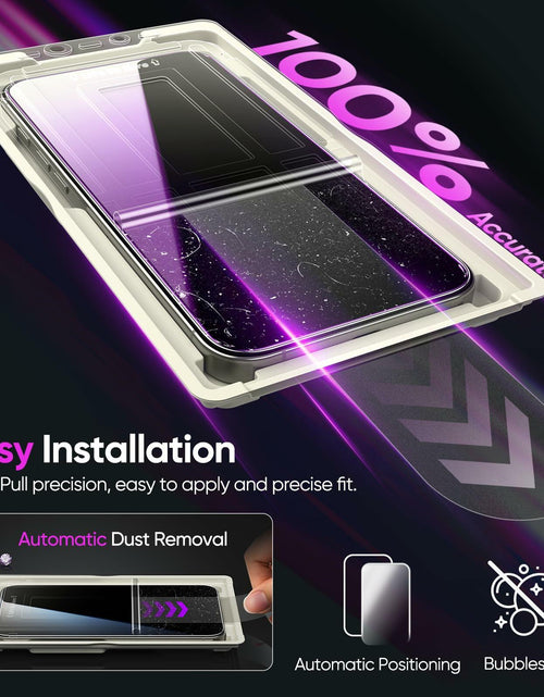 Load image into Gallery viewer, MINSLIS iPhone 16 Pro Screen Protector 9H Tempered Glass HD Clear Case Friendly
